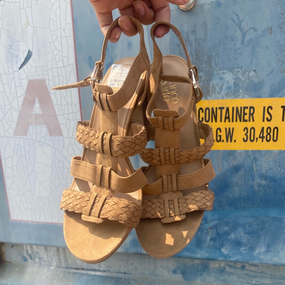 Tan heels.
